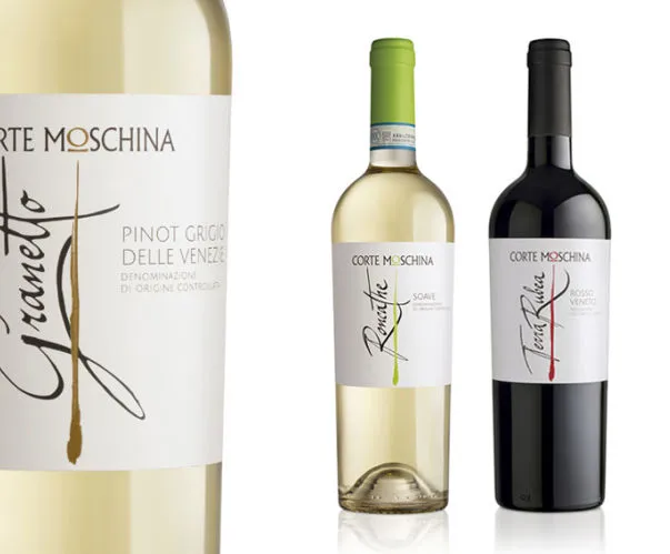 Immagine etichetta Corte Moschina – Linea Etichette Granetto, Pianette, Terra Rossa