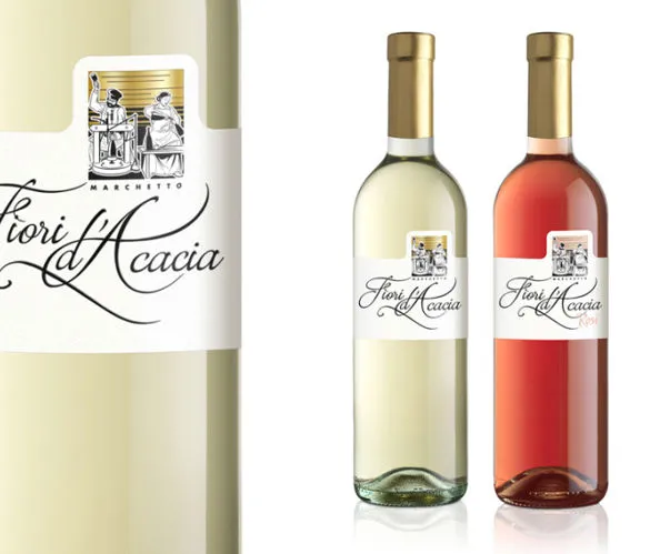 Fiori d’Acacia – Etichette eleganti per i vini Marchetto